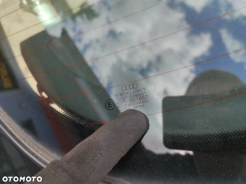 AUDI TT 8N KLAPA BAGAŻNIKA SZYBA TYLNA LOTKA SPOILER CZARNA KOMPLETNA 8N8827933  WYSYŁKA !!! - 7