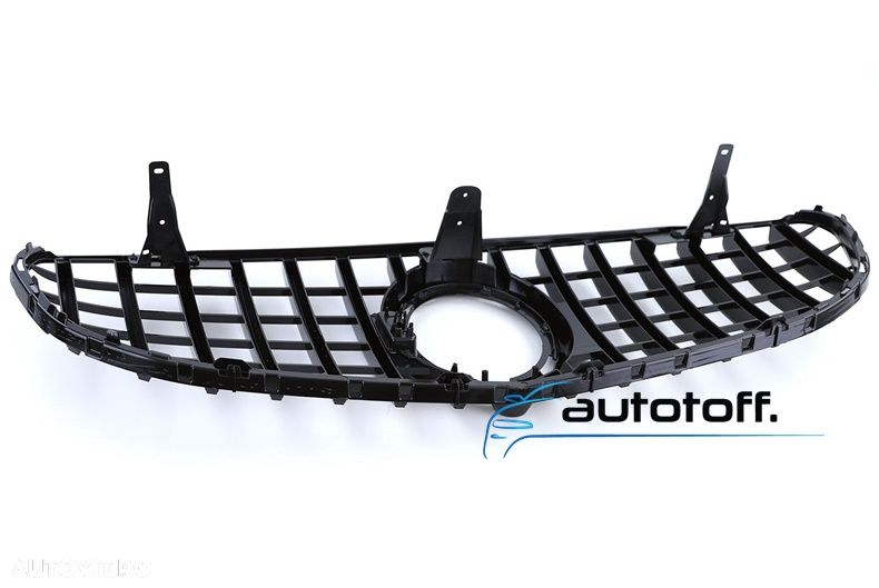 Grila Mercedes GLC X253 C253 Facelift compatibila cu SUV Coupe (19-22) GT-R Black Design - 2