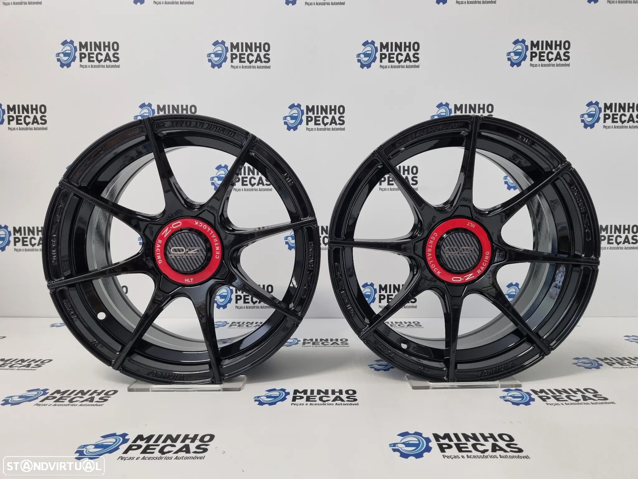 Jantes OZ Formula HLT em 15 (4x100) Preto Brilho - 1