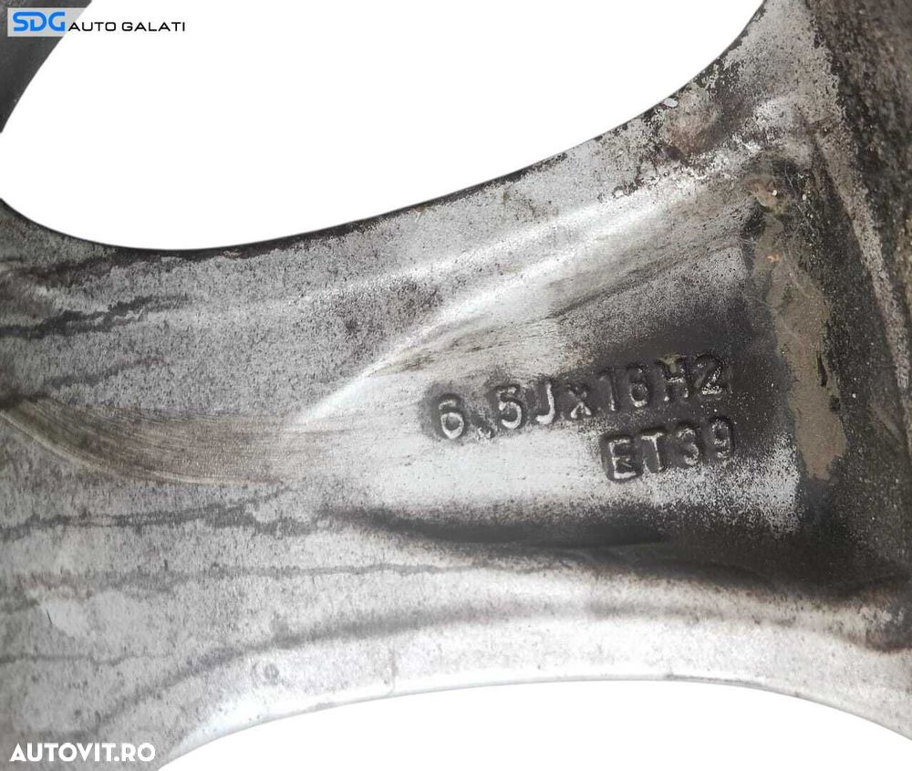 Set 4 Jante Roti Aliaj 205 55 R16 6.5Jx16H2 ET39 in 5 Prezoane Opel Vectra C 2002 - 2008 [M9296] - 5