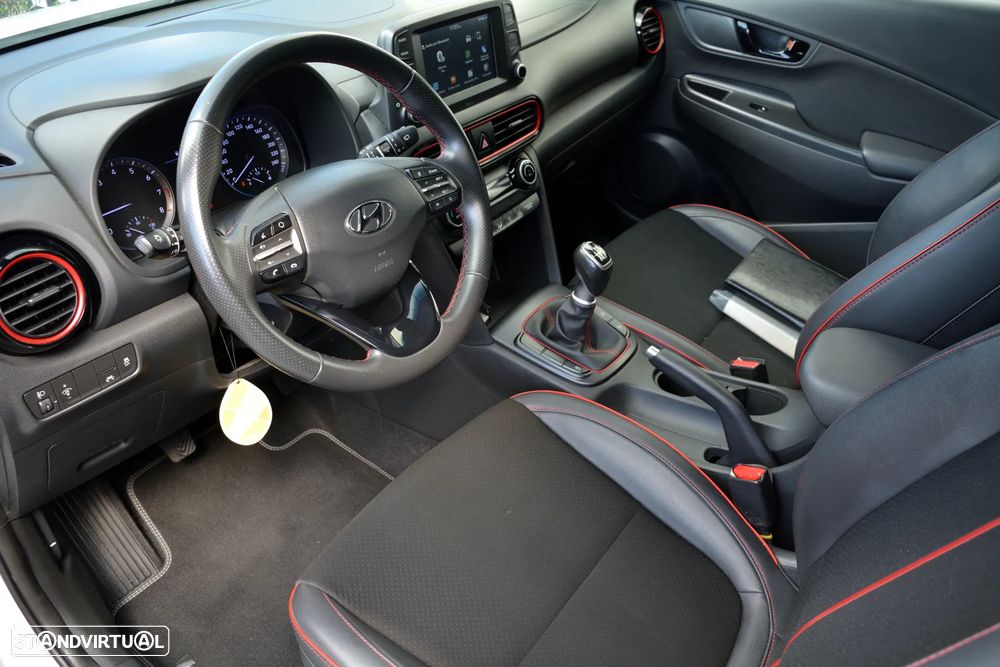 Hyundai Kauai 1.0 T-GDi Pele/Tecido Vermelho - 5