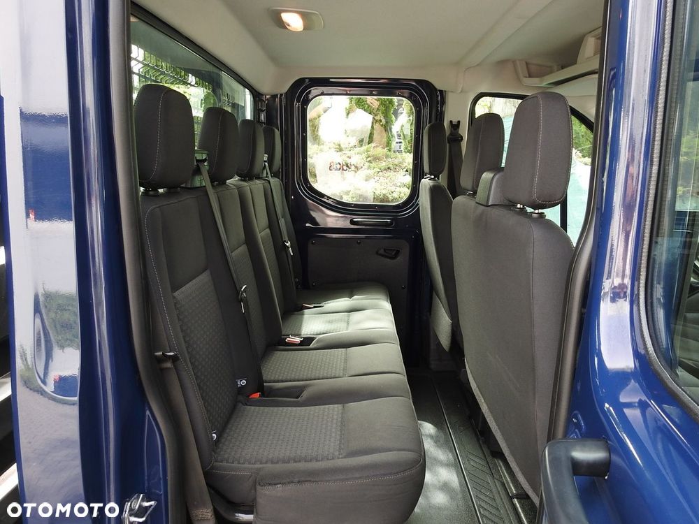 Ford TRANSIT SKRZYNIA PODWÓJNA KABINA DOKA 7 MIEJSC TEMPOMAT KLIMATYZACJA LEDY  130KM - 38