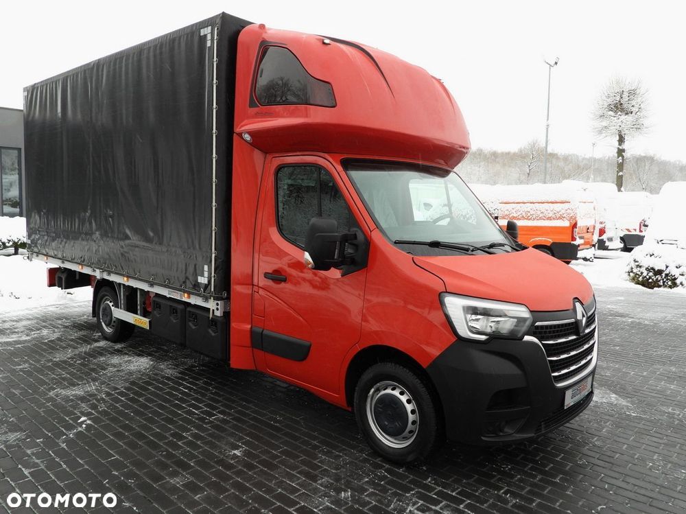 Renault MASTER PLANDEKA 10 PALET WEBASTO TEMPOMAT LEDY PNEUMATYKA KLIMATYZACJA  165KM - 5