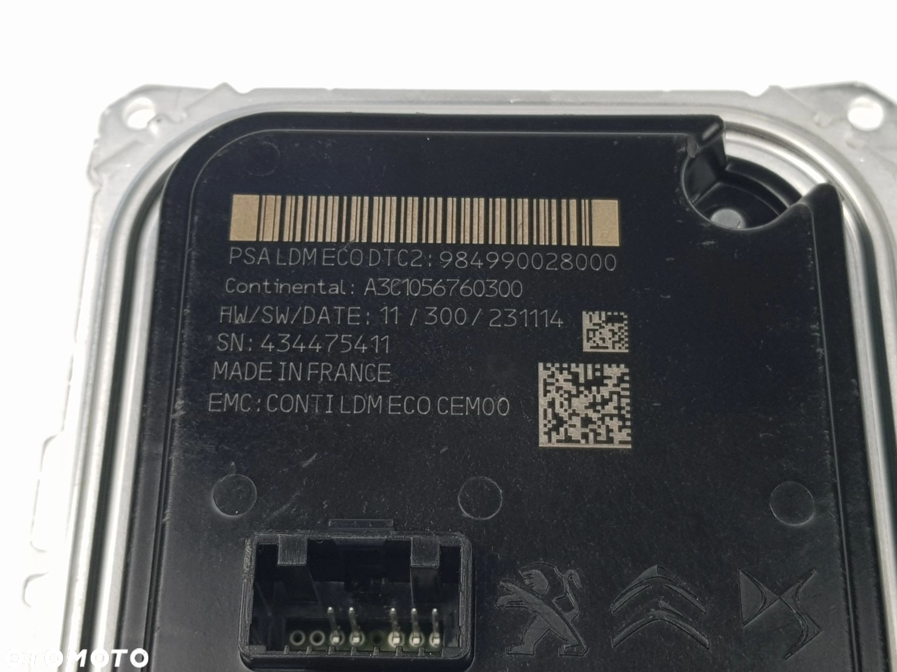 NOWA ORYGINALNA Przetwornica Moduł lampy Citroen DS 4 II Opel Astra L - 9