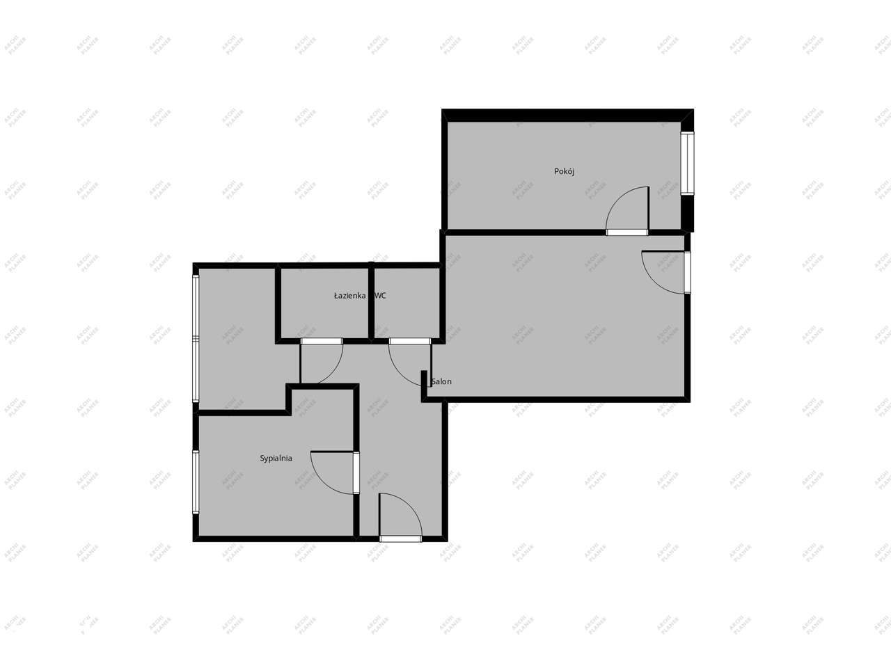 Mieszkanie na sprzedaż, 3 pokoje, 47 m², Koszalin