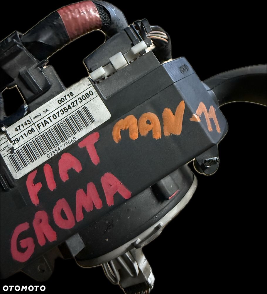 Manetka Manetki Przełącznik zespolony Taśma Airbag Fiat Croma 07354273060 - 4