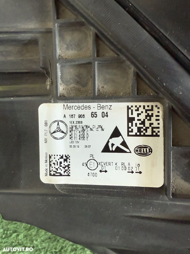 Far stanga dreapta Mercedes GLE W167 Multibeam - 7