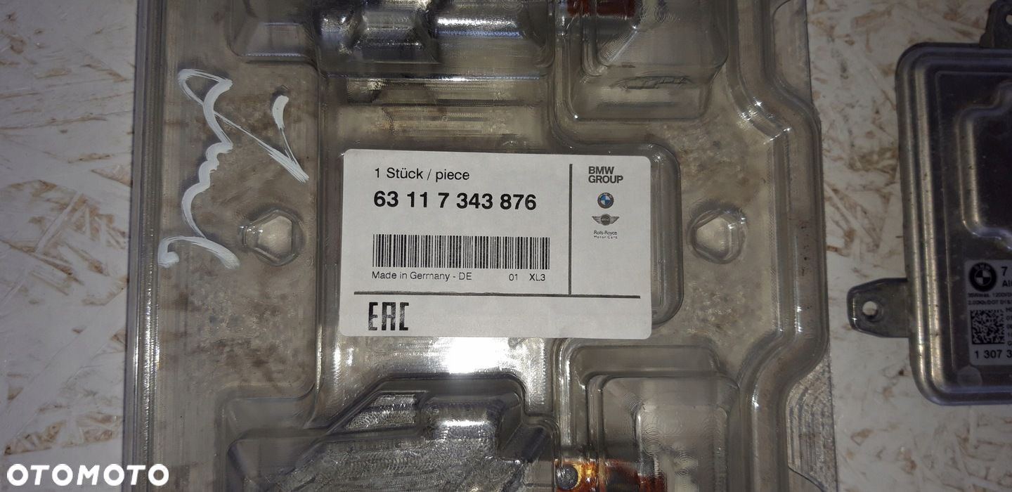 BMW 5 F10 F11 OSPRZĘT LAMPY BI-XENON STEROWNIKI 7317408 7343876 - 5