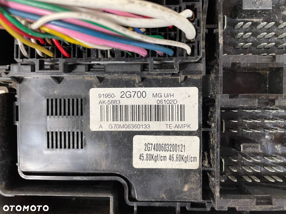KIA MAGENTIS II 05-08 2.0 CRDI SKRZYNKA BEZPIECZNIKÓW BSI 91950-2G700 - 2