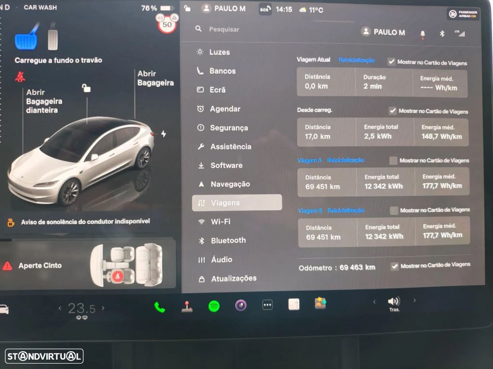 Tesla Model 3 Long Range Tração Integral - 12