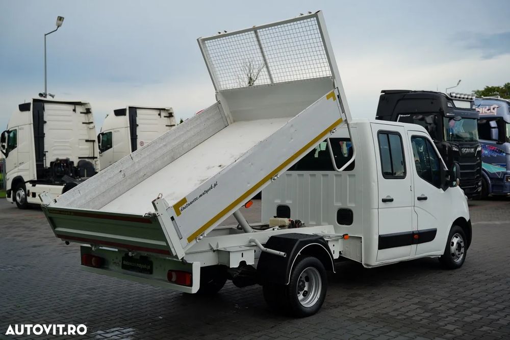 Renault MASTER / DCI 150 / BASCULATOR / CAMION CU TRACȚIE MIXĂ 7 LOCURI / MANUAL / DOUĂ RULOURI - 8