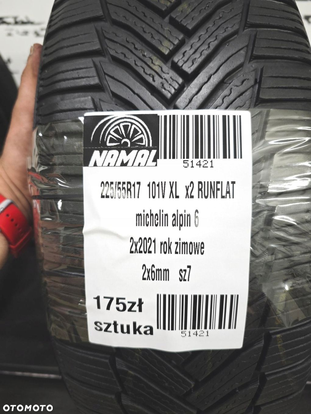 225/55r17 michelin 2021 opony zimowe 6mm 51421 - 9