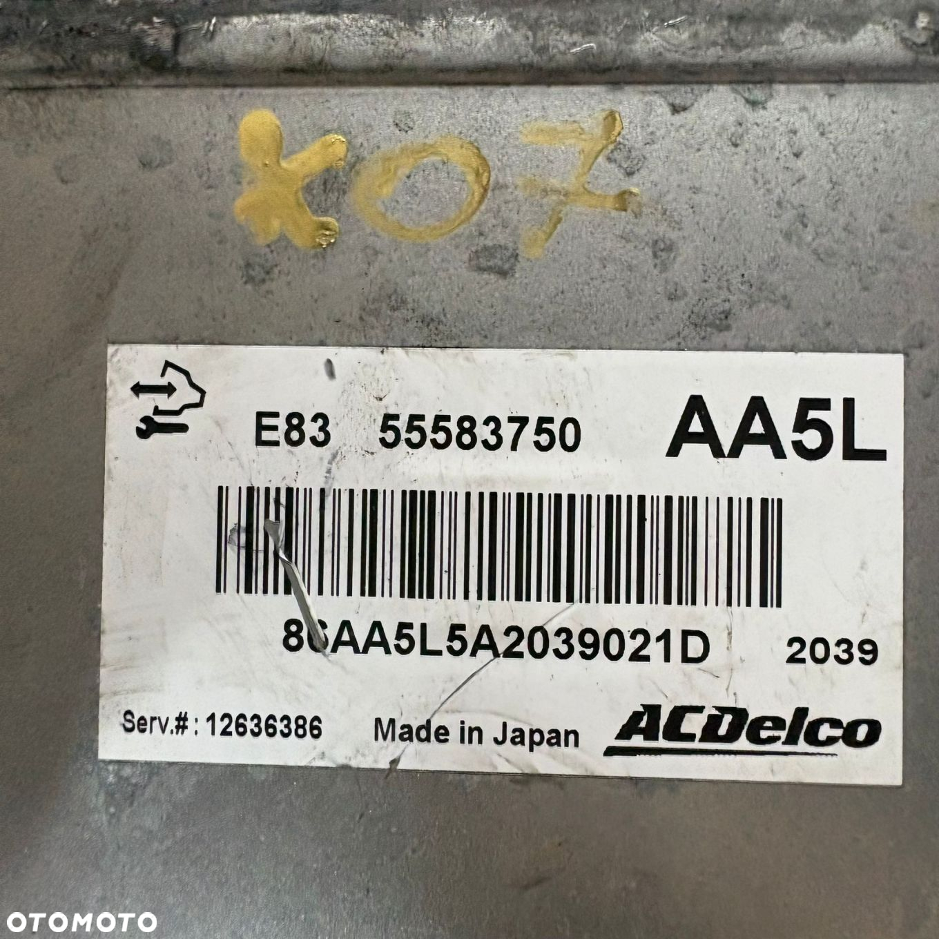 KOMPUTER STEROWNIK OPEL CORSA D LIFT 1.4 16V E83 55583750 AA5L - 4