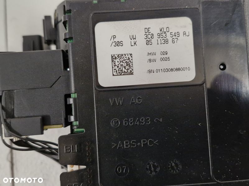 VOLKSWAGEN PASSAT CC PRZEŁĄCZNIK ZESPOLONY MANETKI CZUJNIK KĄTA SKRĘTU 3C0953549AJ 3C5953513R - 12