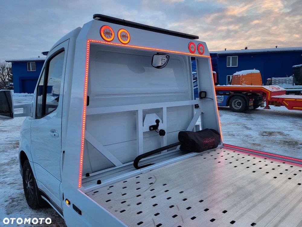 Mercedes-Benz Sprinter 317 Autolaweta najazd alu Hak 3500kg - 34