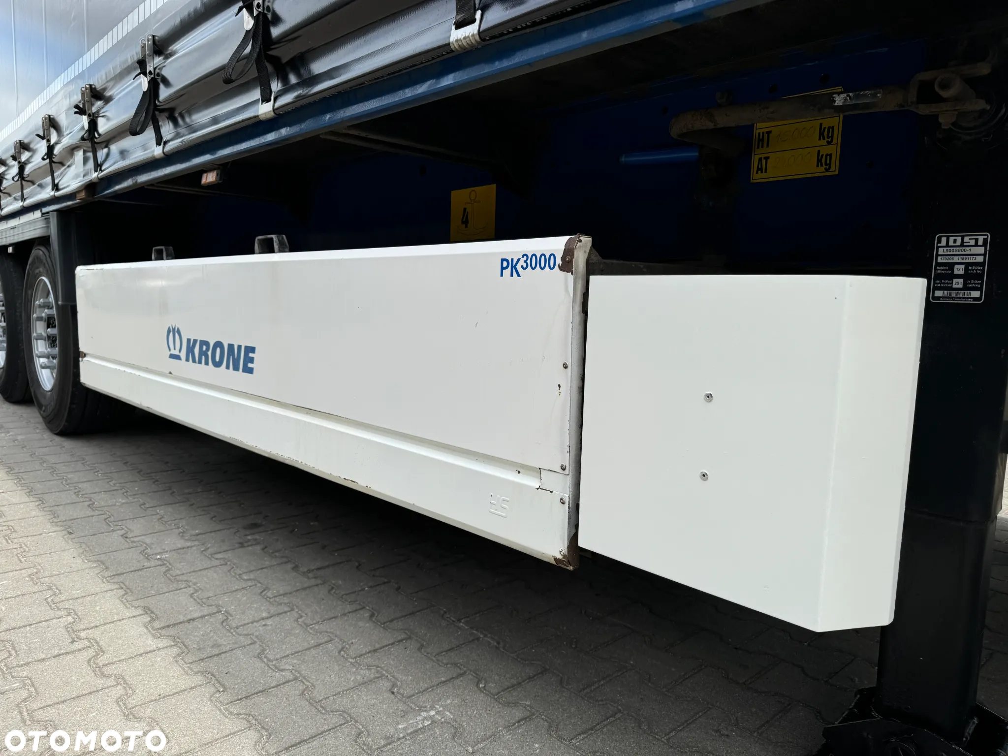 Krone SD Firanka Certyfikat XL, oś podnoszona, kosz na palety - 22