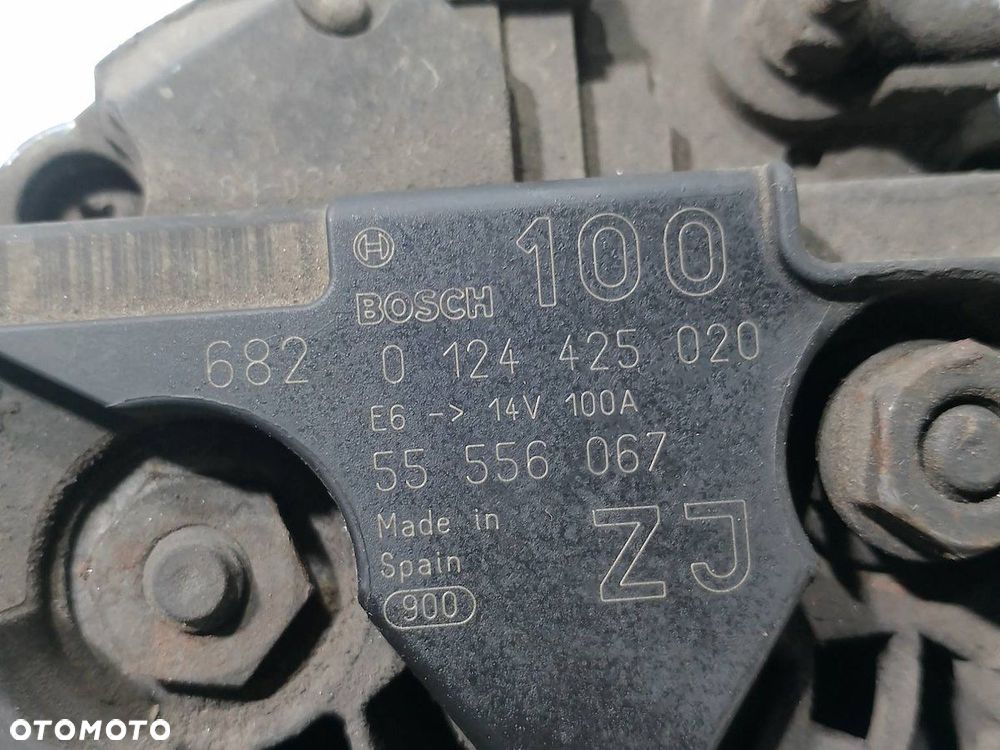 ALTERNATOR OPEL ZAFIRA B 55556067 0124425020 1.8 16V - 3