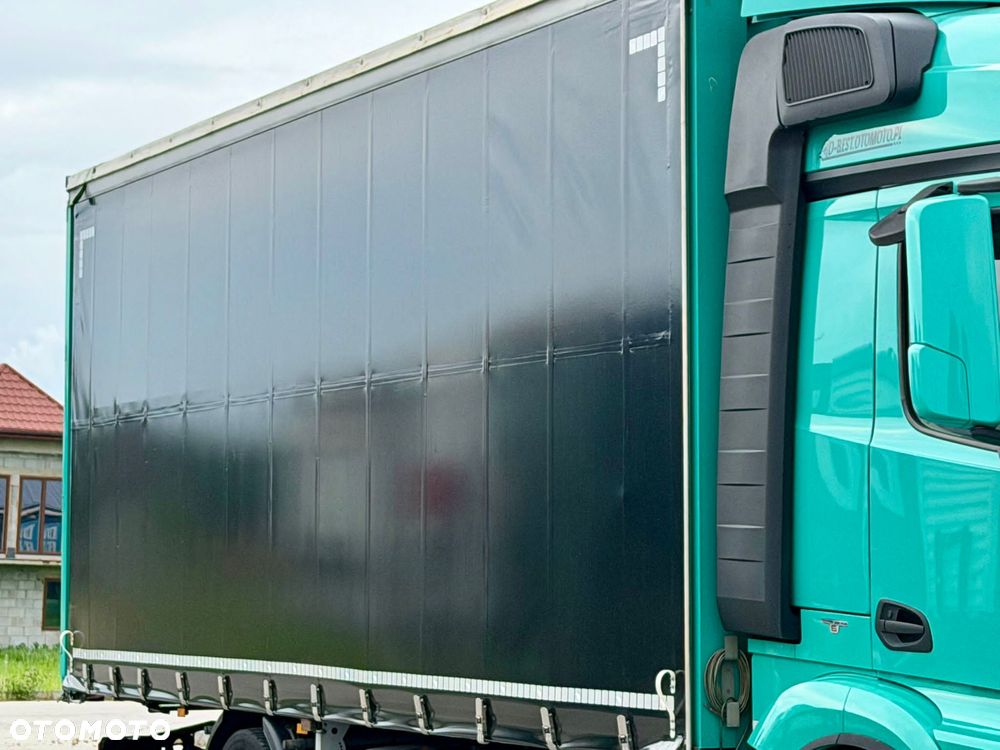 Mercedes-Benz ACTROS 1845 / FIRANKA / 18 EUROPALET / ALUSY / 8 000 KG ŁADOWNOŚCI / 2018 ROK / SPROWADZONY / AUTOMAT / SYPIALKA / EURO 6 - 10