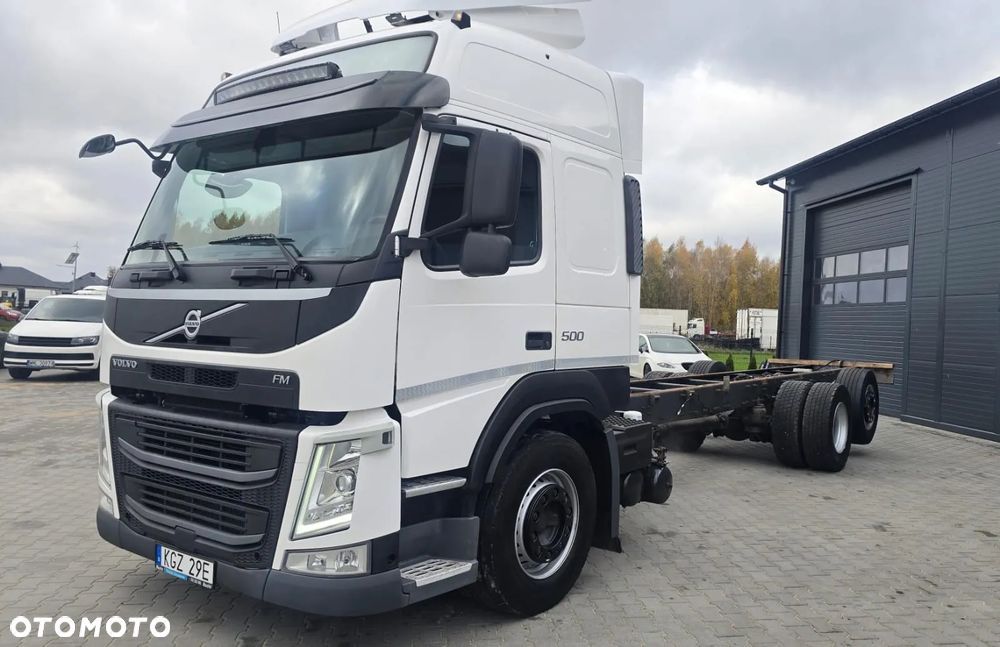 Volvo FM 500 6x2 do zabudowy laweta platforma beczka mleko niski przebieg! super stan - 3