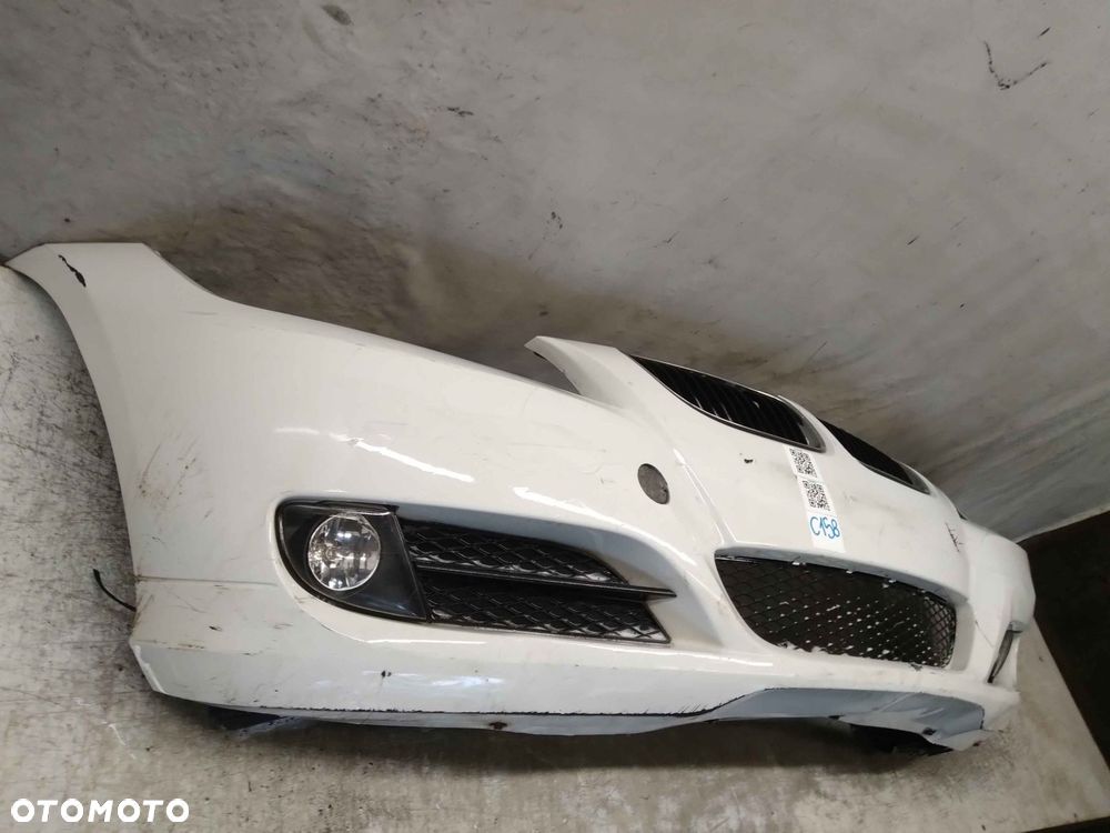 ^ ZDERZAK PRZÓD PRZEDNI BMW E90 E91 LIFT FL ALPINWEISS BIAŁY HALOGENY - 5