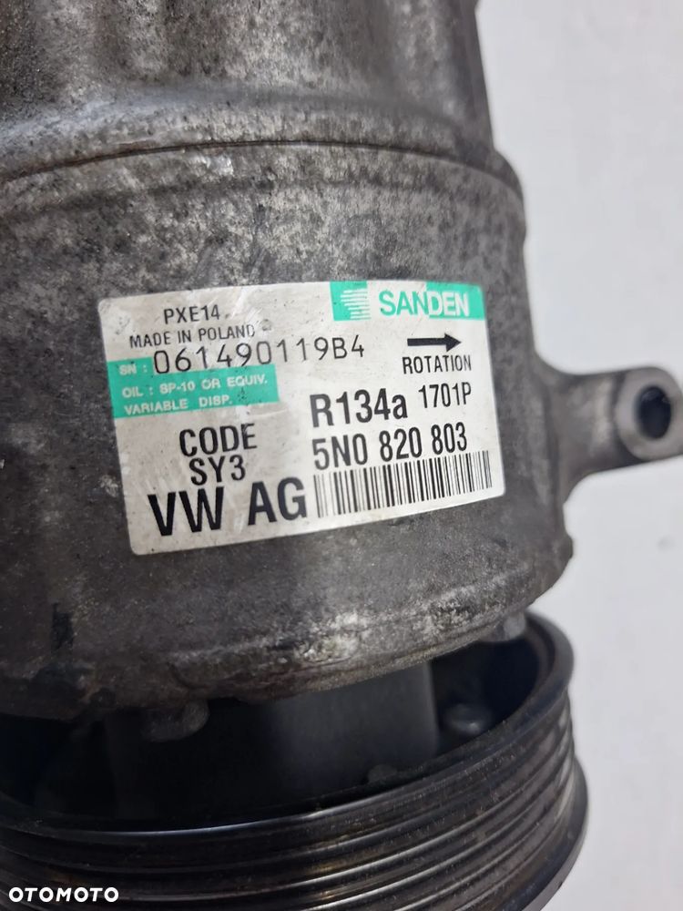 KOMPRESOR KLIMATYZACJI SANDEN- 5N0820803- VW, AUDI,SEAT - 2