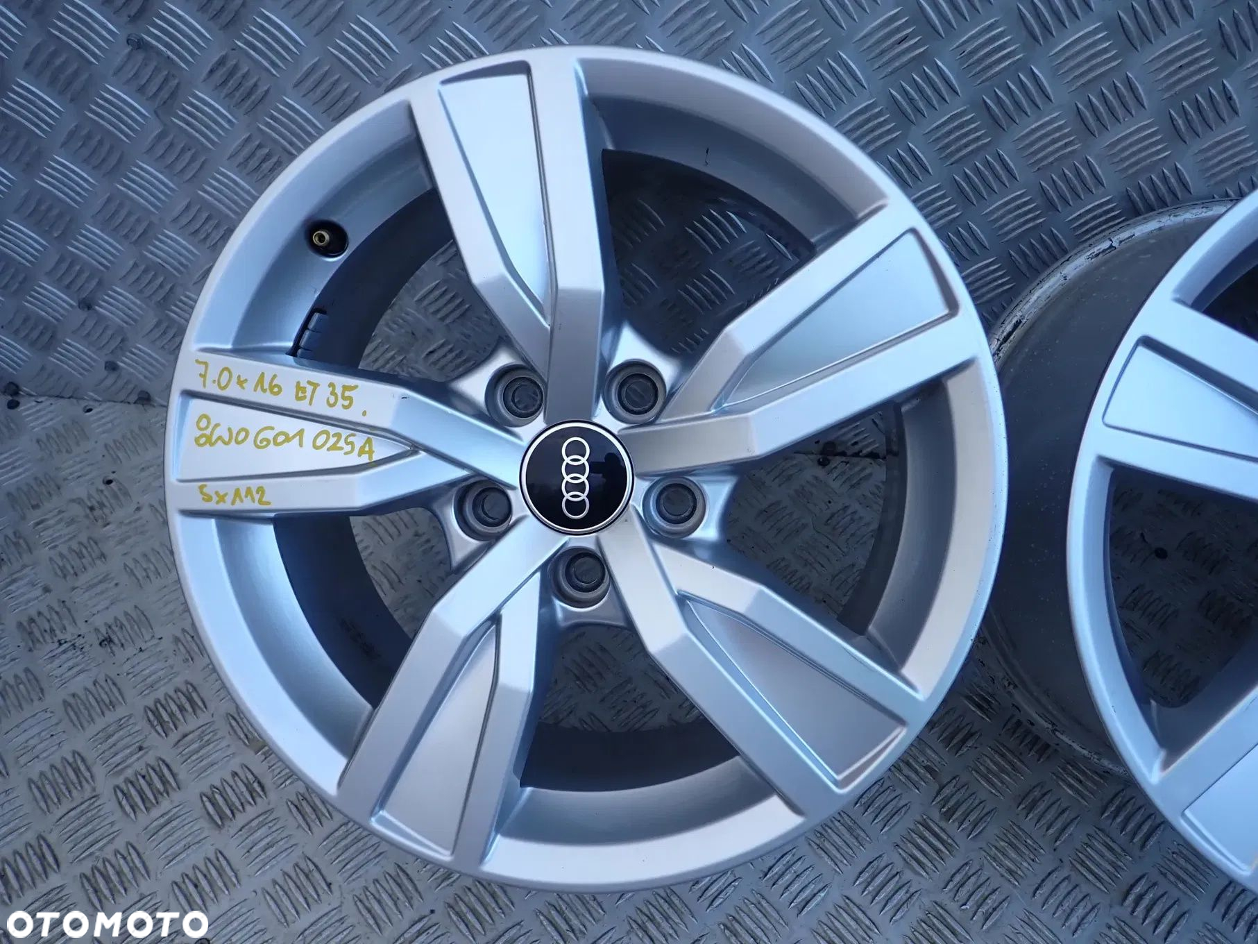 FELGI ALUMINIOWE AUDI 7,0X16 ET35 A4 B9 A6 C7 8W0601025A - 15