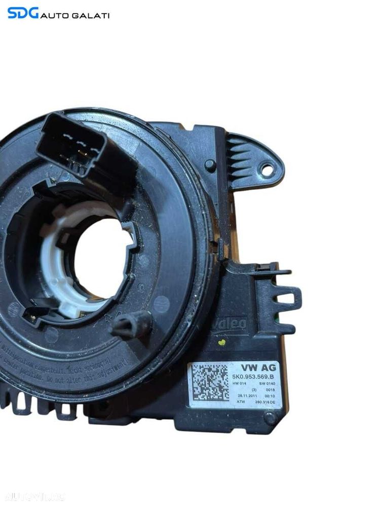 Banda Spira Spirala Panglica Volan Volkswagen Tiguan 2008 - 2018 Cod 5K0953569B [B3843] - 3