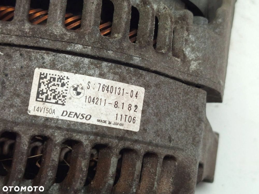 ALTERNATOR 2.0 N47 BMW 3 F30 F35 F31 4 F36 7640131 - 6