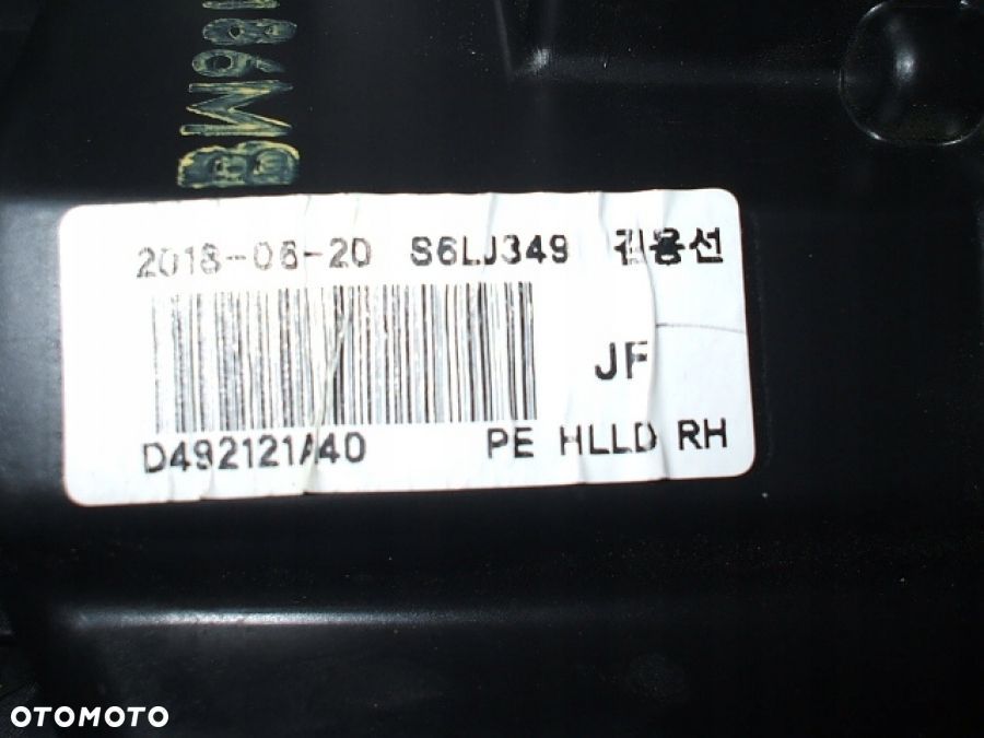 KIA OPTIMA IV lifting 15- LAMPA prawa 92102-D4520 D492121A40 - 8