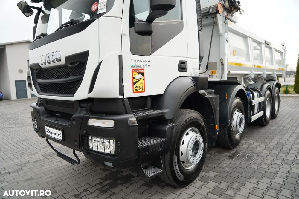 Iveco TRAKKER / 8x4 / BASCULATOR / HIDRODOXY SIDE / BORDMATIC / EURO 6 / MEILLER KIPPER - 18