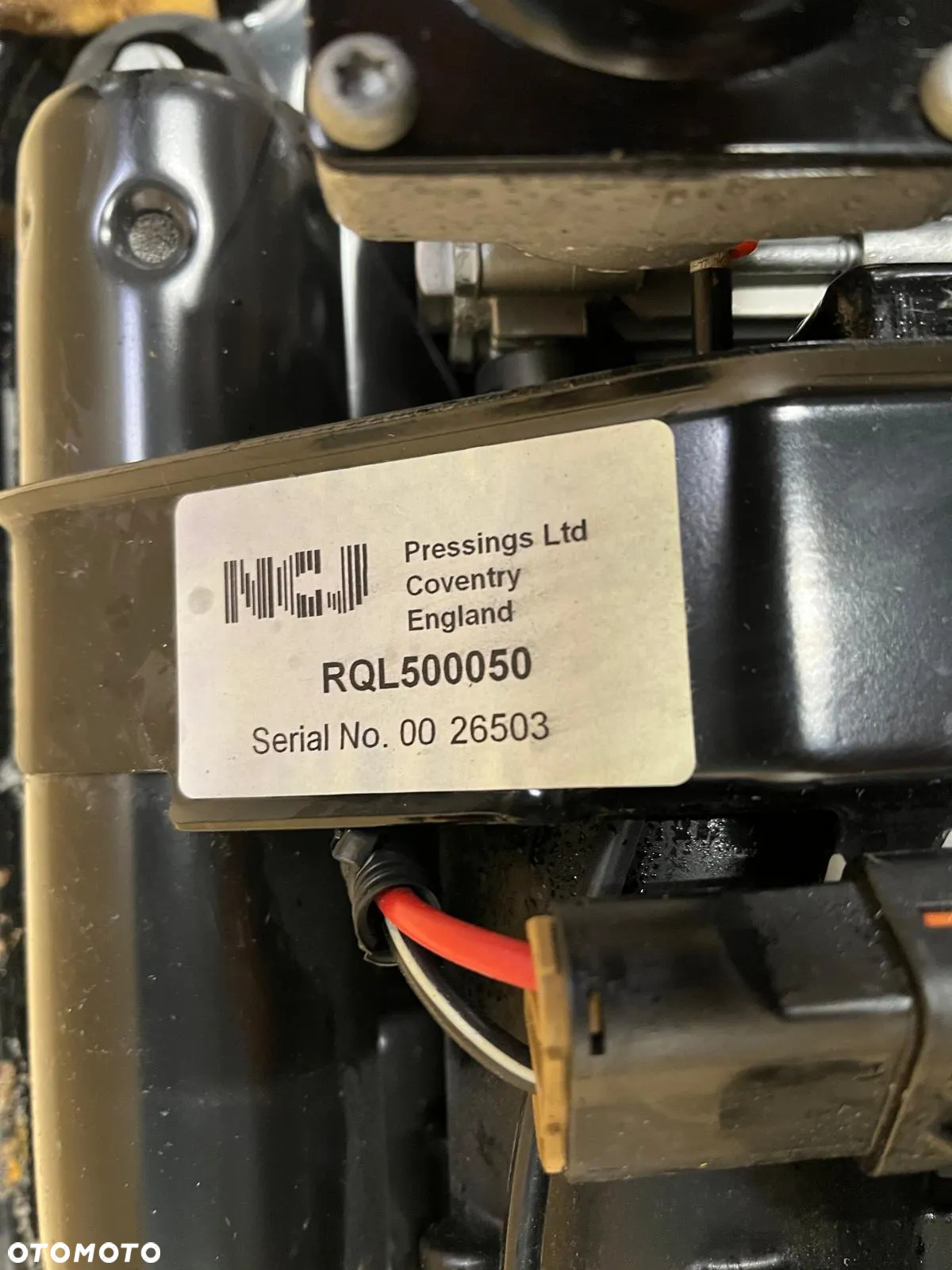 Kompresor zawieszenia RQL500050 Range Rover 3 III LM L322 2005-12 - 2