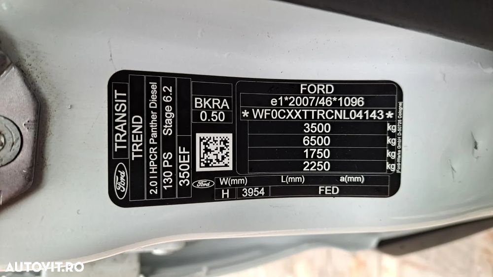 Ford Transit 350 2.0 EcoBlue 130 CP L4 Sasiu RWD DCAB Trend - 40