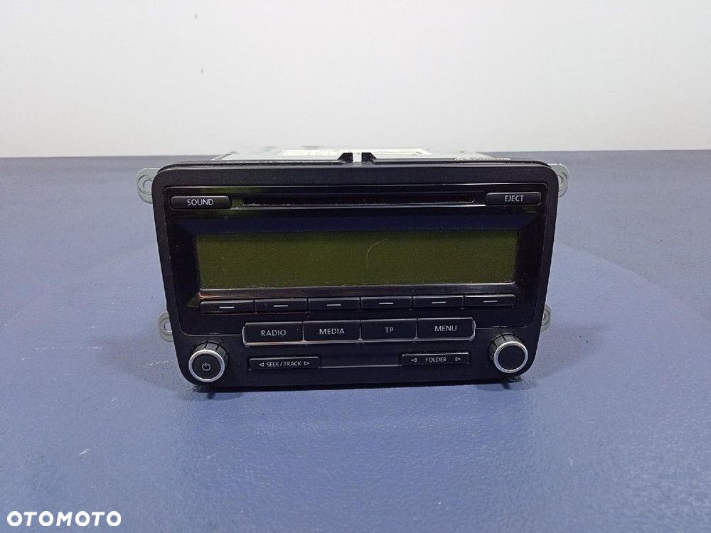 VW TOURAN I 1T LIFT 07- GOLF VI RADIO CD FABRYCZNE OEM 1K0035186AA - 1