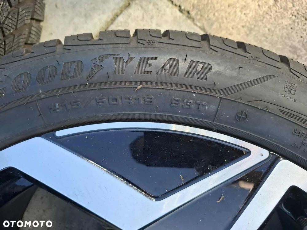 KOŁA ZIMOWE ALUMINIOWE R19 ID3 ID4 10a601025h 7,5 x19 ET50 5x112 OPONY GOODYEAR JAK NOWE - 8