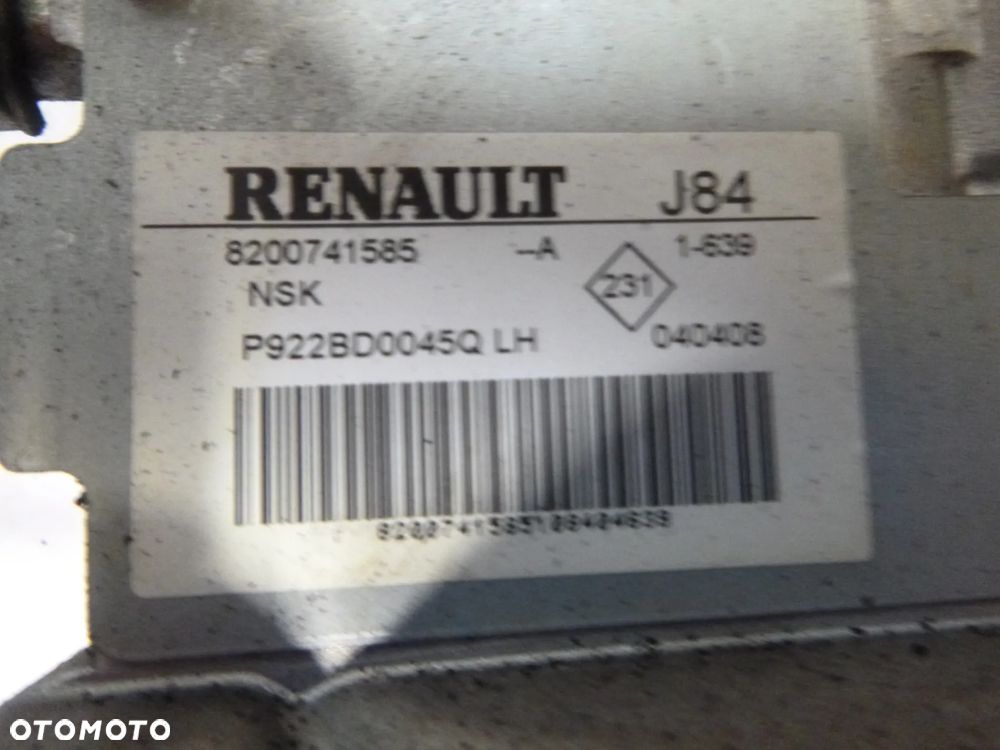 WSPOMAGANIE ELEKTRYCZNE RENAULT GRAND SCENIC II 1,9 DCI  2008r   8200741585   J84  P922BD0045Q - 2