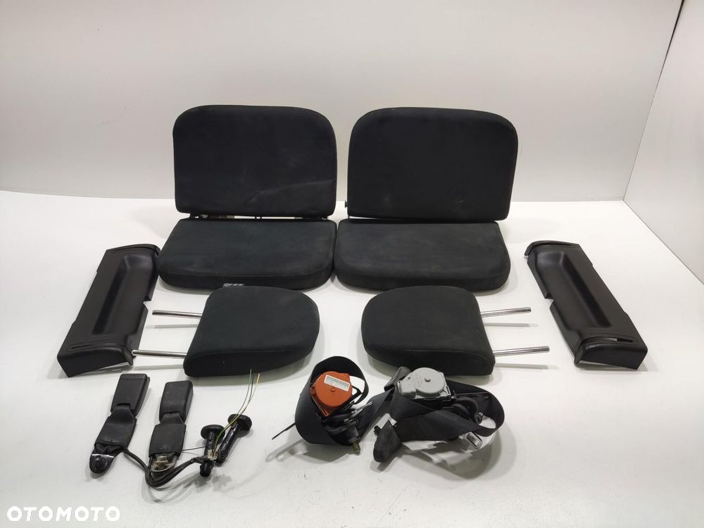 FOTELE TYŁ TYLNE PASY ZESTAW NISSAN NAVARA IV D23 NP300 2015-2022 KING CAB - 2