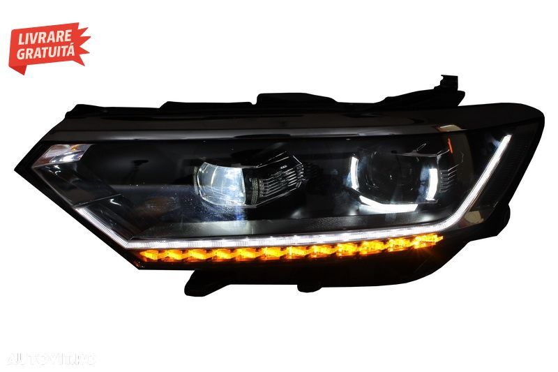 Faruri Full LED Dinamic VW Passat B8 3G (2014-2019) Matrix Look- livrare gratuita - 9