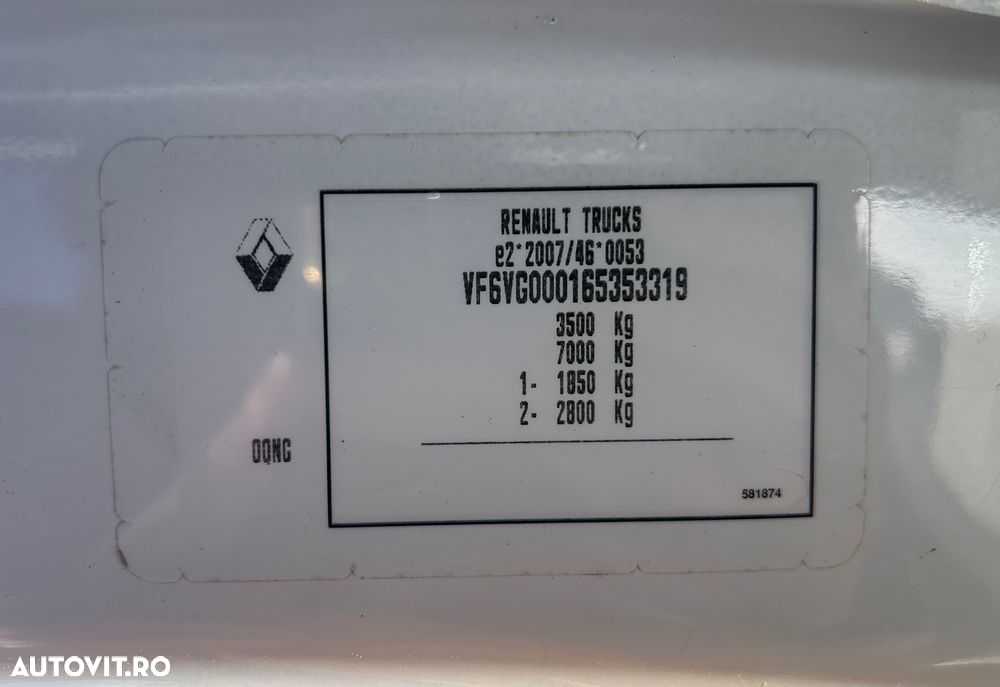 Renault Master BASCULABIL AXA DUBLA SPATE Bena 3.5 m - 39