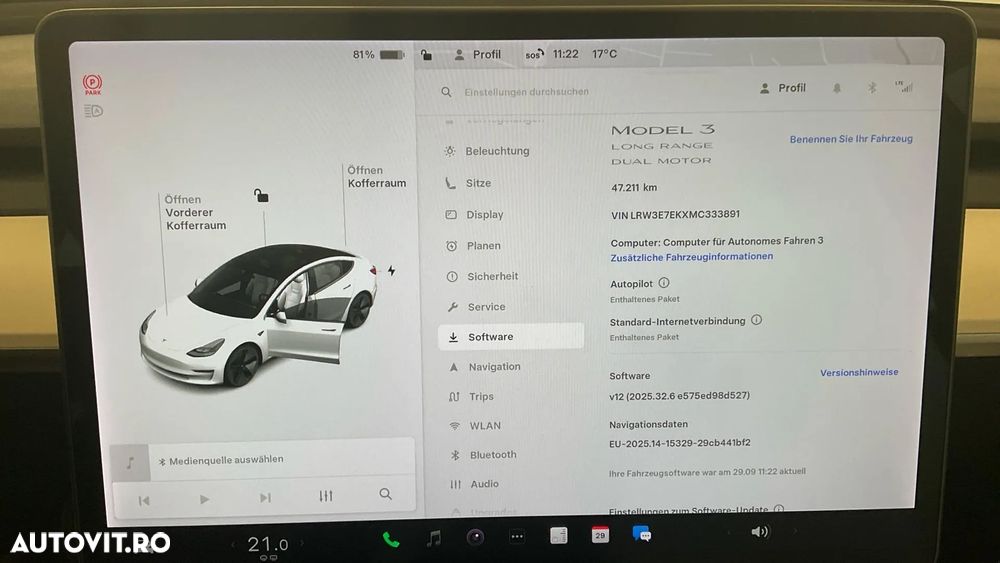 Tesla Model 3 Langstreckenbatterie Allradantrieb Dual Motor - 13