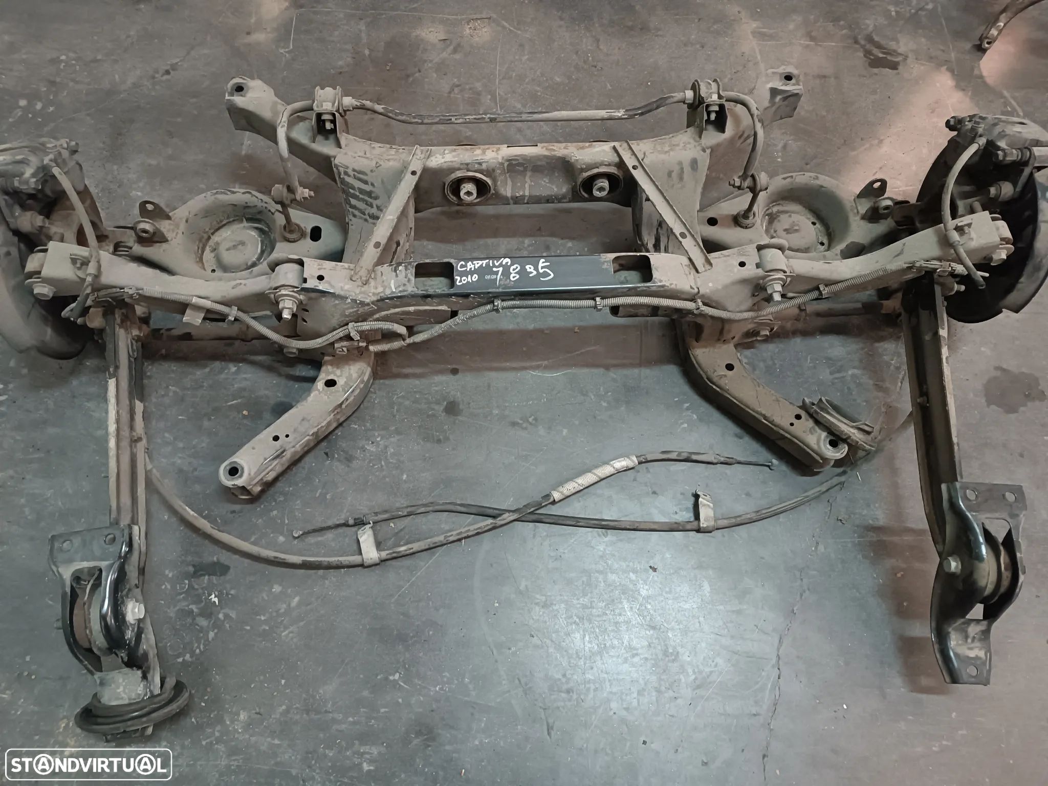EIXO / CHARRIOT TRASEIRO CHEVROLET CAPTIVA - 1