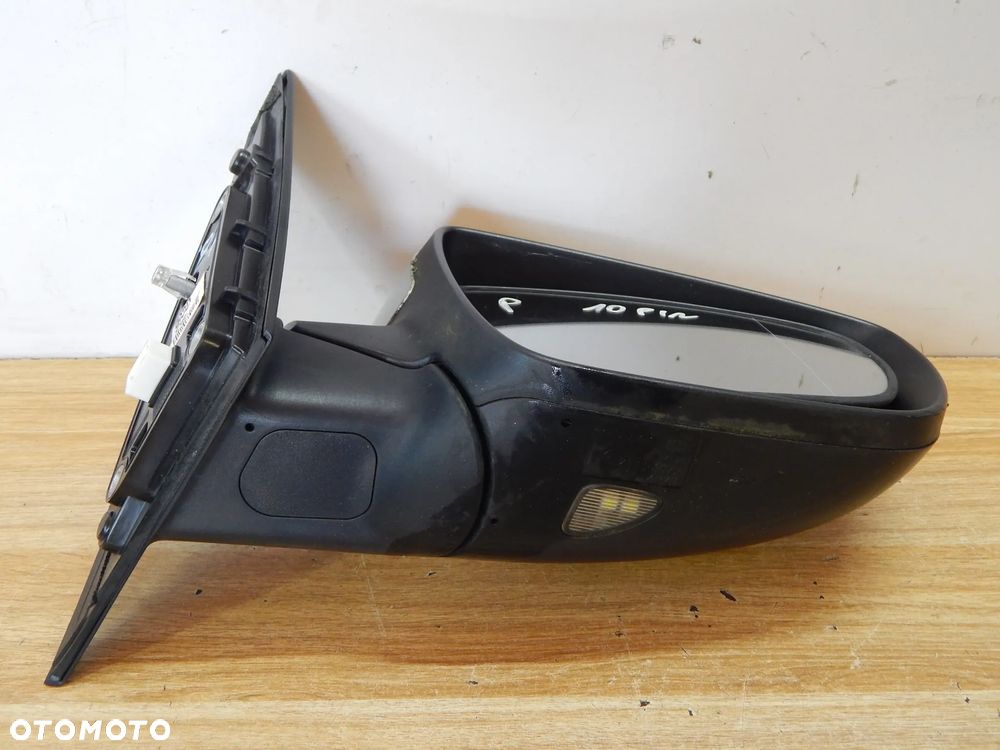 Lusterko przód zewnetrzne kierunek Kia Carens IV 13-19 kolor 3D srebrne 10 pinów Łuków części - 5