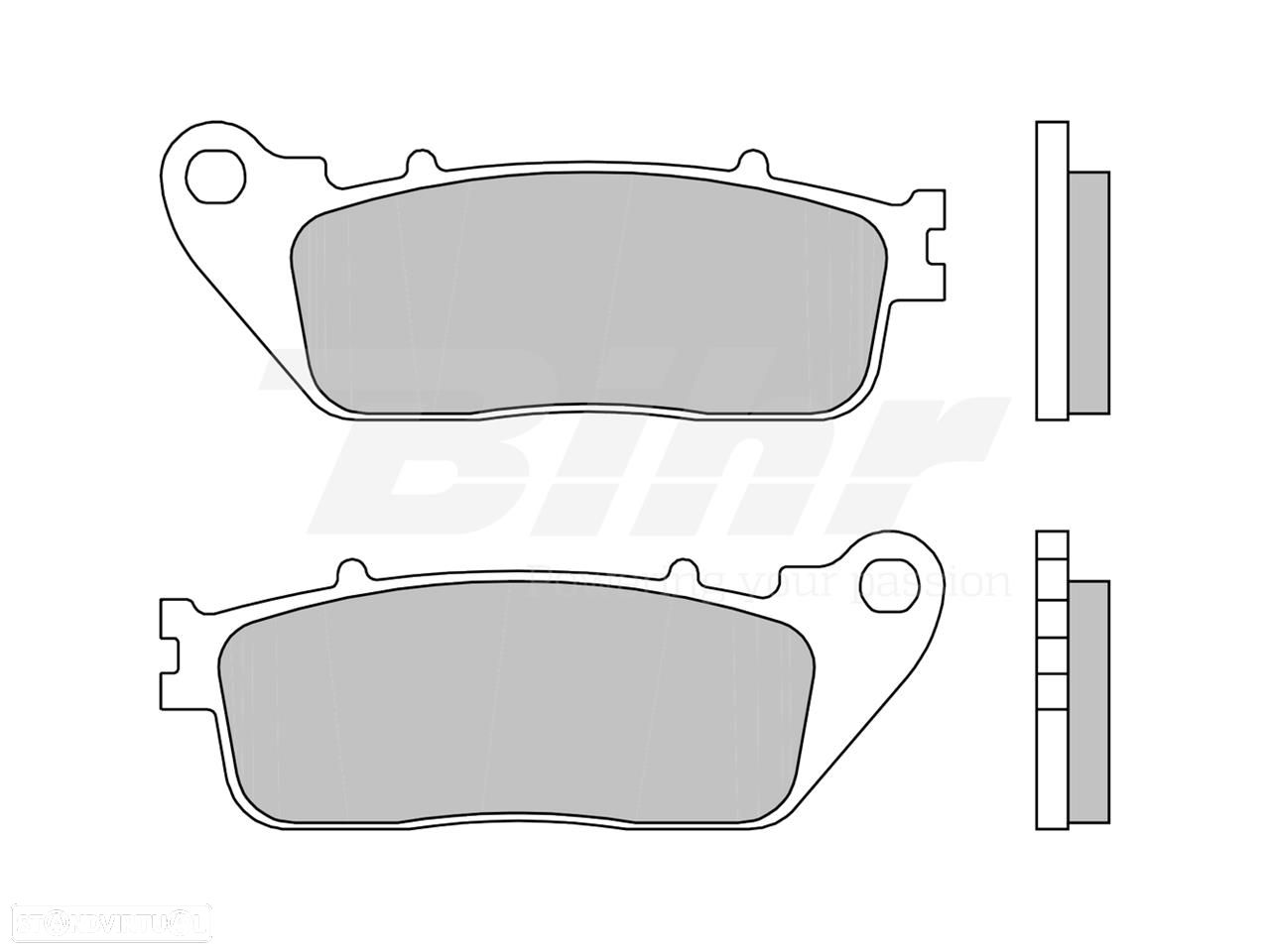 07ho13cc - pastilhas de travão orgânicas brembo 07ho13cc - 1