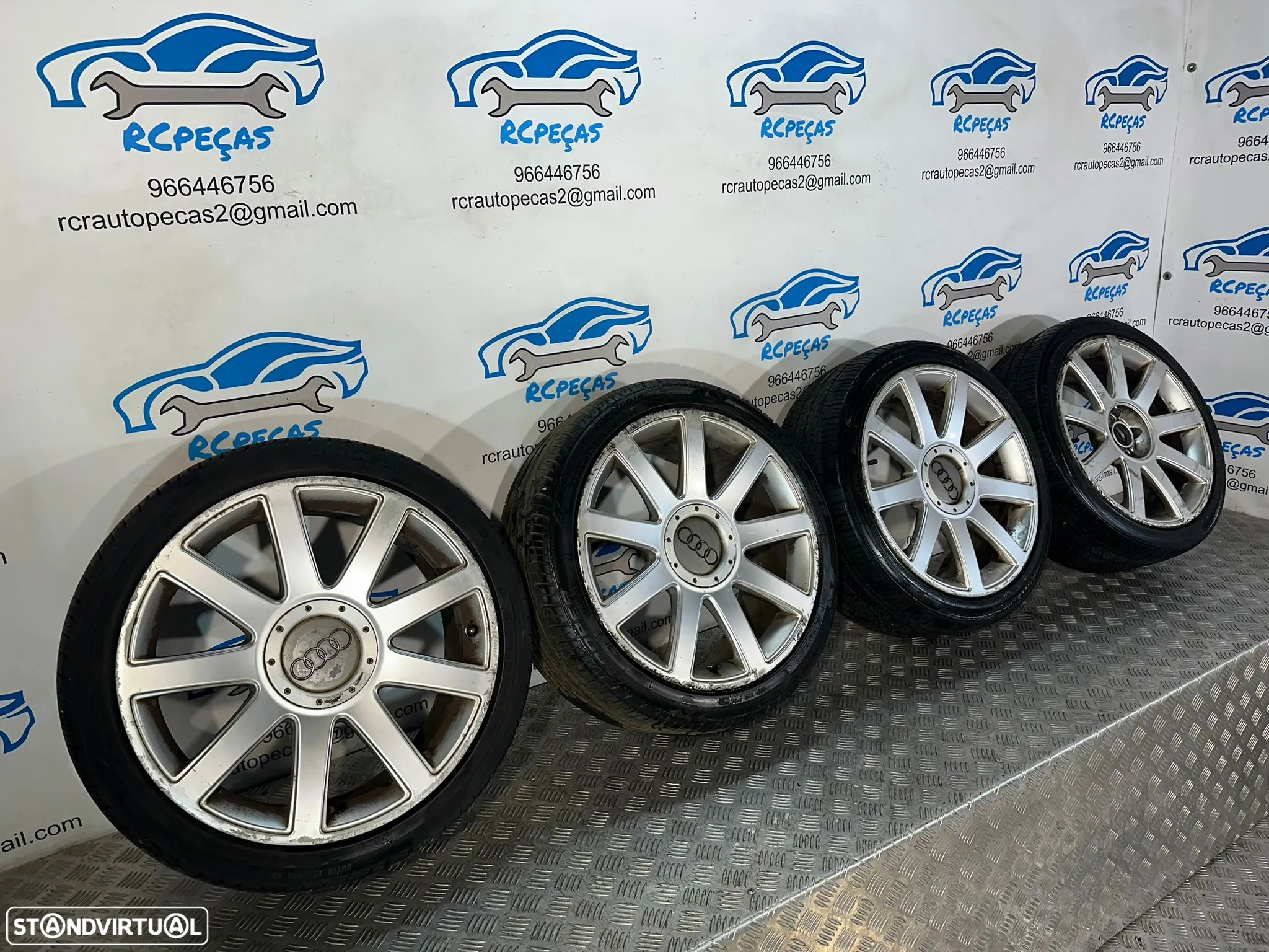 Conjunto Jantes 18 Originais Audi TT Sline Lemans Series ET33 8J 5x100 8N0601025S - 3