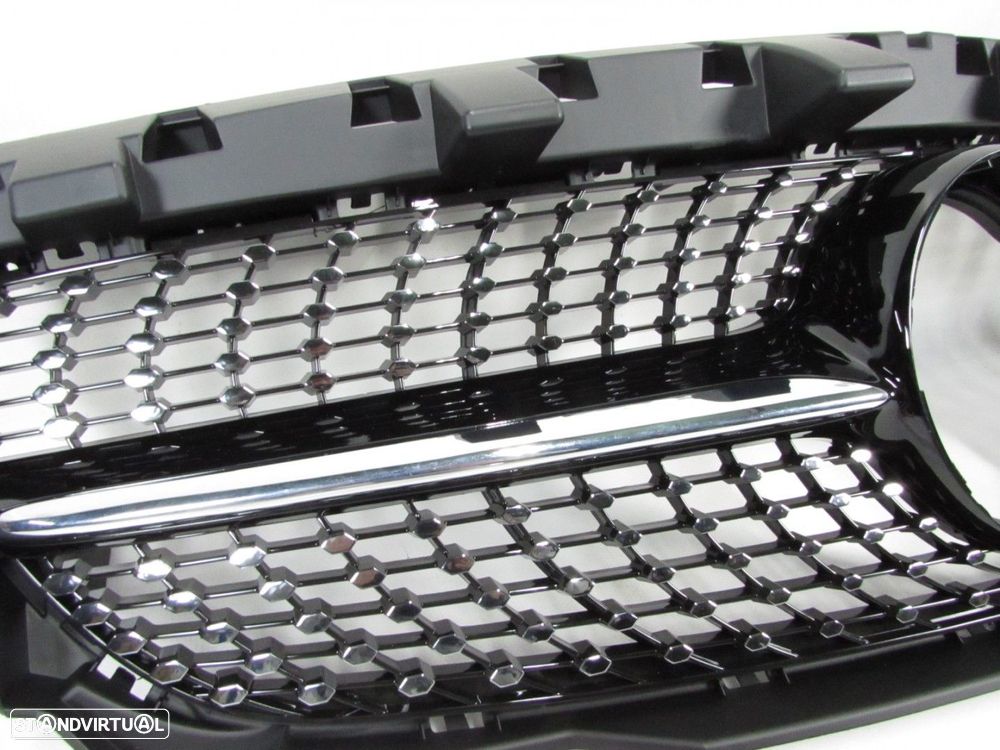 Grelha Look Diamond 1ªFase Frontal Novo / ABS MERCEDES-BENZ CLA Coupe (C117)/MER... - 3