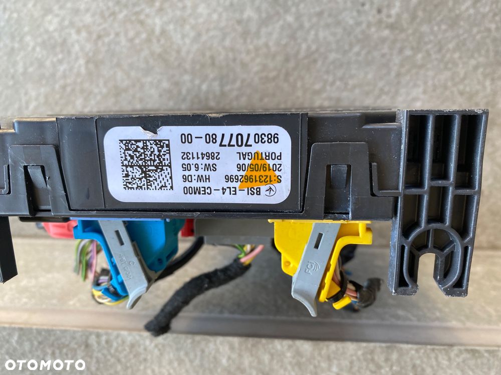 Moduł sterownik BSI Peugeot Citroen 9830707780   JUMPY III  2,0 BLUE HDI - 1