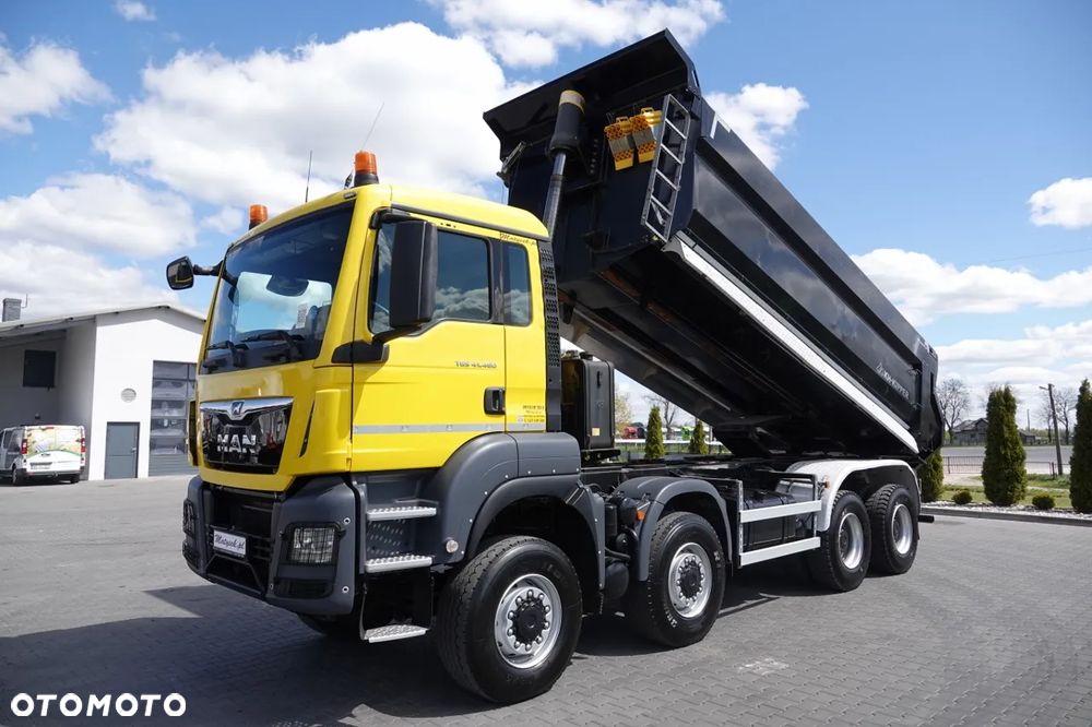 MAN TGS 41.460 / 8X8 / WYWROTKA TYLNOZSYPOWA / MANUAL / HARDOX / KH-KIPPER / 2017 ROK / - 3