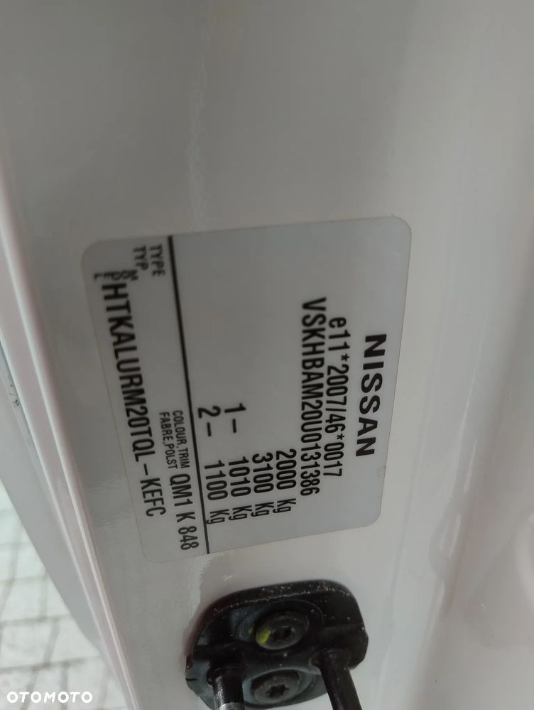 Nissan NV200 PO LIFT 1.5 DCI (90KM) 5-BIEGÓW FULL OPCJA KLIMA TEMPOMAT NAVI KAMERA STAN IDEALNY BEZWYPADKOWY SERWIS KM NIE MA RDZY ! ! ! - 39