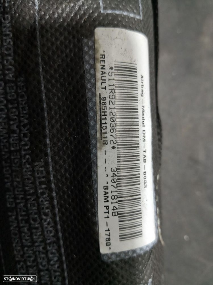 Airbag Banco Esq Renault Clio Iii (Br0/1, Cr0/1) - 3