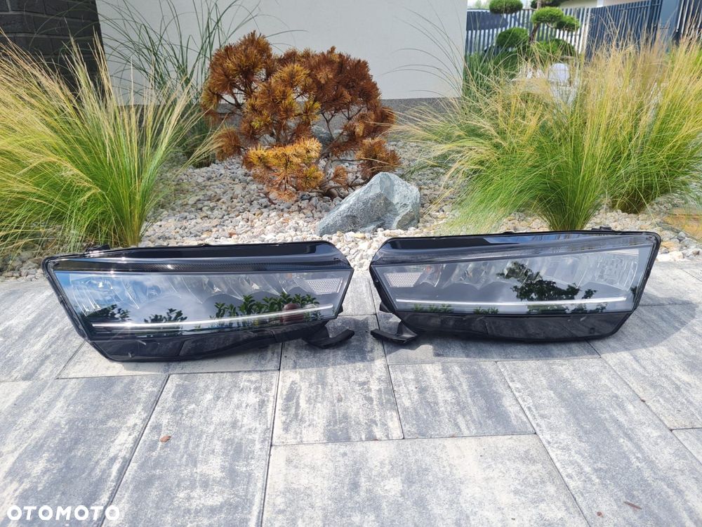 skoda octavia iv 4 kompletne lampy przód full led 5e4941015 5e4941016 - 2