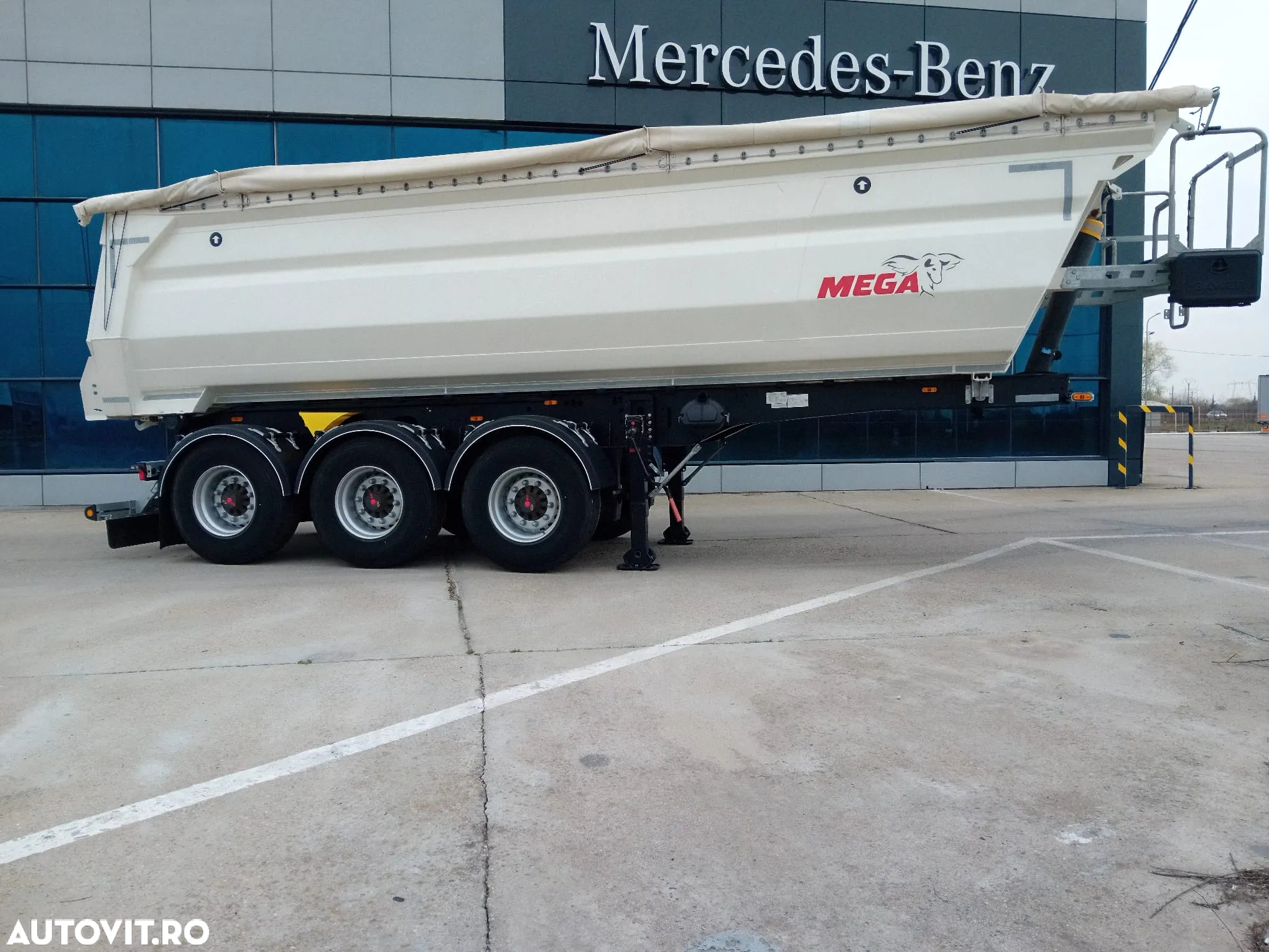 Mega 28m3 BASCULABILA,BALAST,HARDOX–NOUA/TOP! - 3